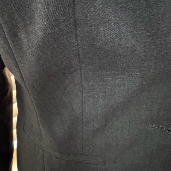 Kensie Charcoal Open Front Blazer - Picture 2 of 8